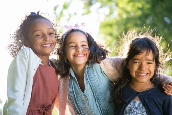 Kids smiling at the Matthews house shelter in fort collins
